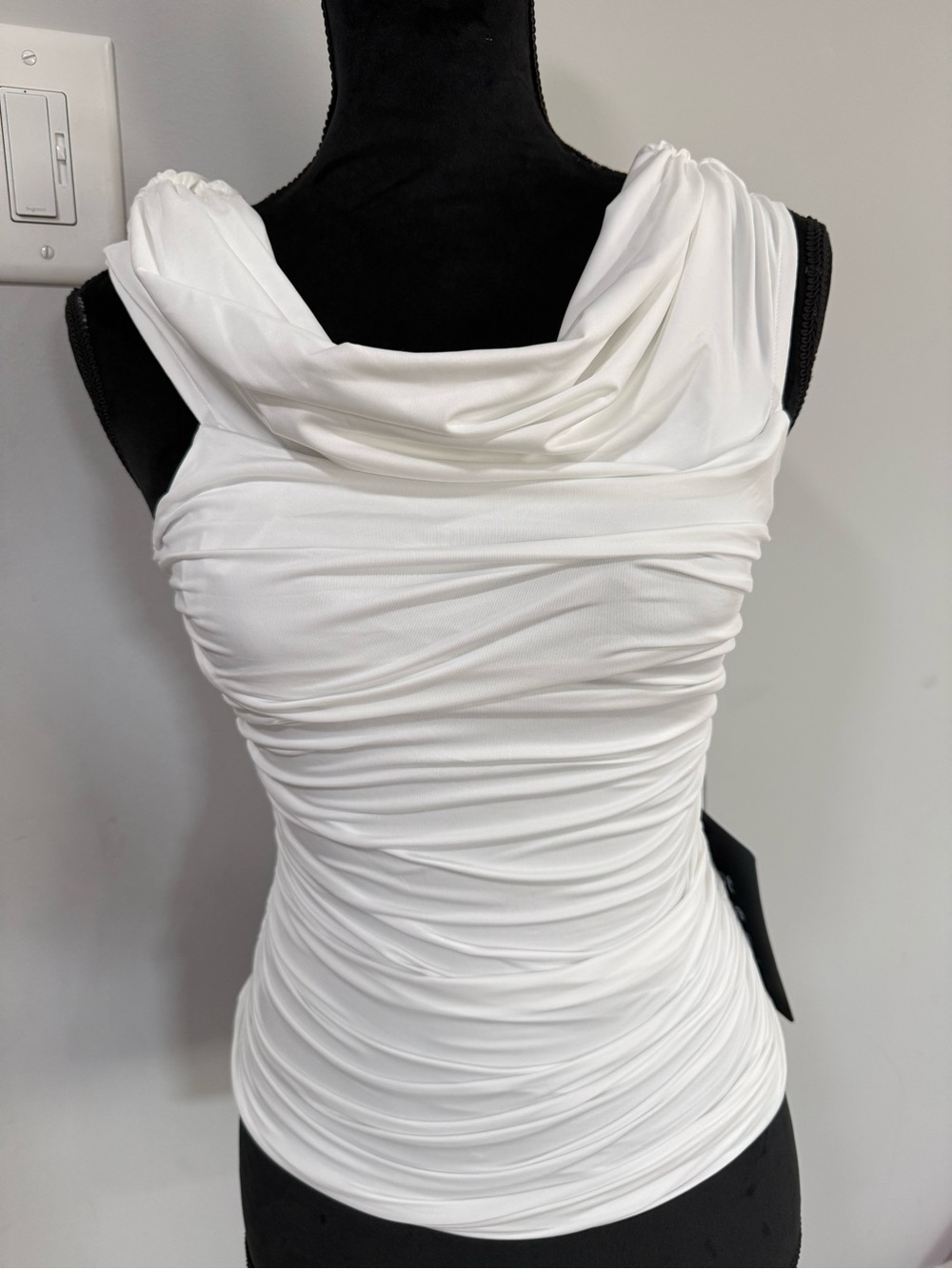 Lulus Draped Ruched Sleeveless Top